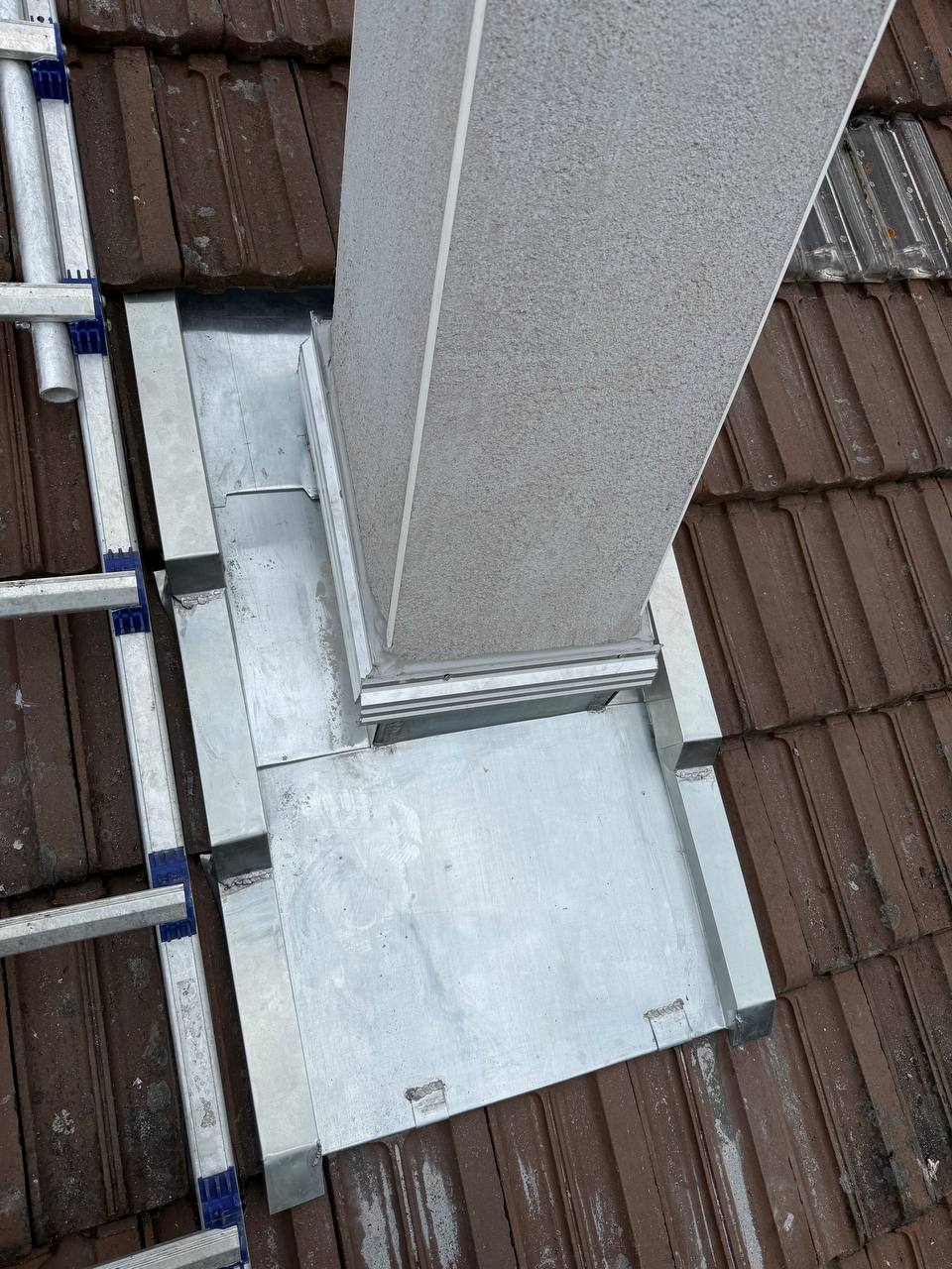 Abergement cheminée zinc